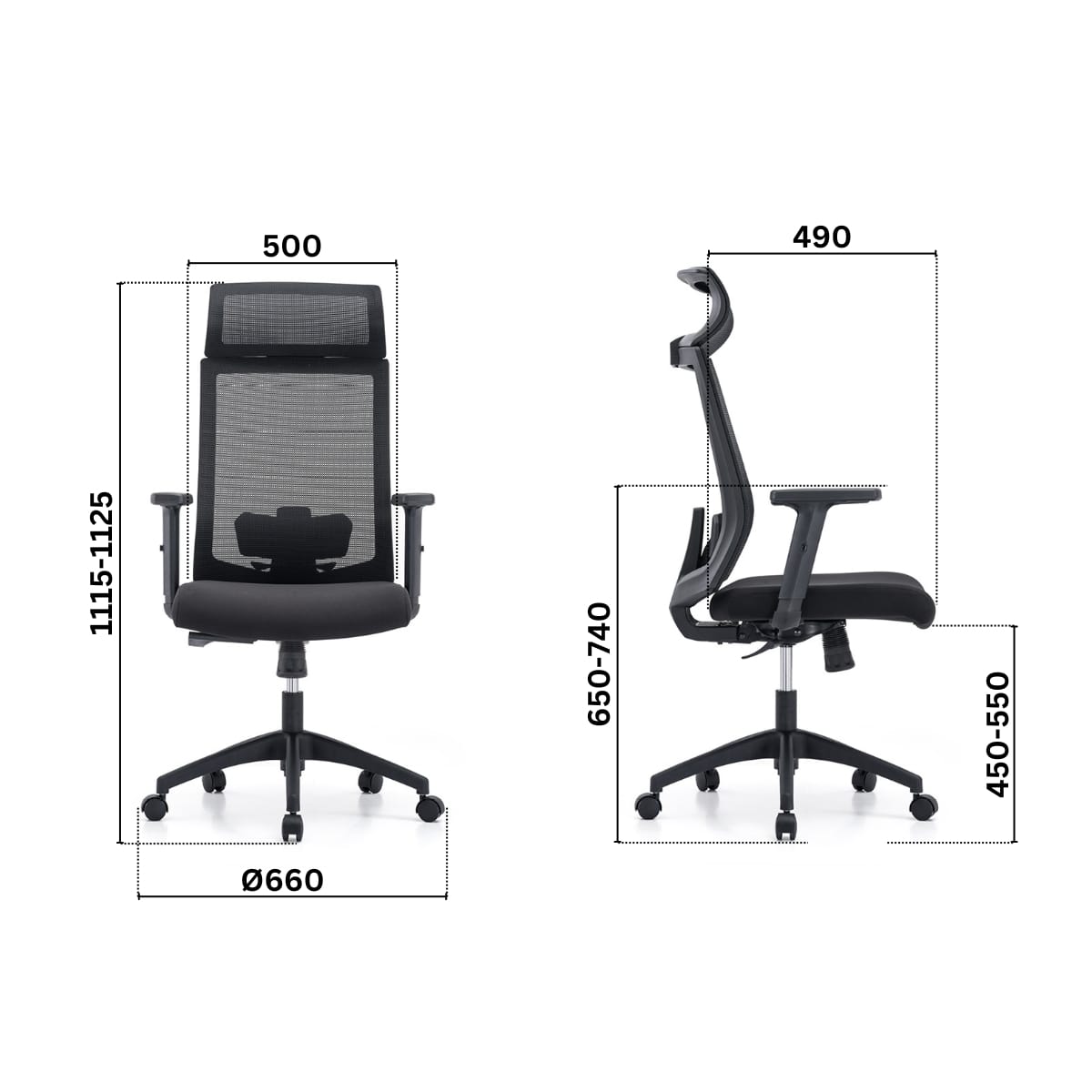 Офис стол JAZZ черен